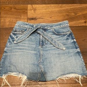 Paige Alethea High Waist Denim Skirt